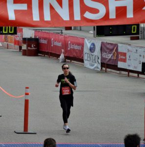 Picture from marathon finish line