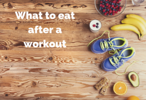 Sports nutrition advice on recovery food post workout