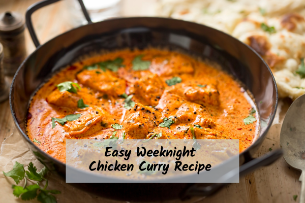 easy_weeknight_chicken_curry_recipe ingredients to make black bean tortilla stack recipe