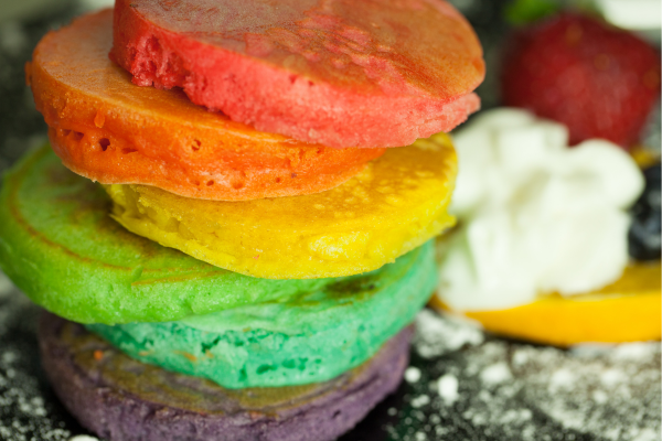 Berry pancakes for easter colourful berry pancakes for easter