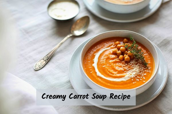 creamy carrot soup recipe