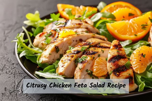 Orange and chicken salad