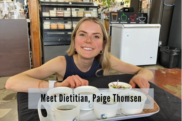 Meet registered dietitian Paige Thomsen meet registered dietitian, Paige Thomsen