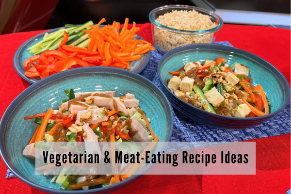 bowl meal ideas for vegetarians and meat eaters