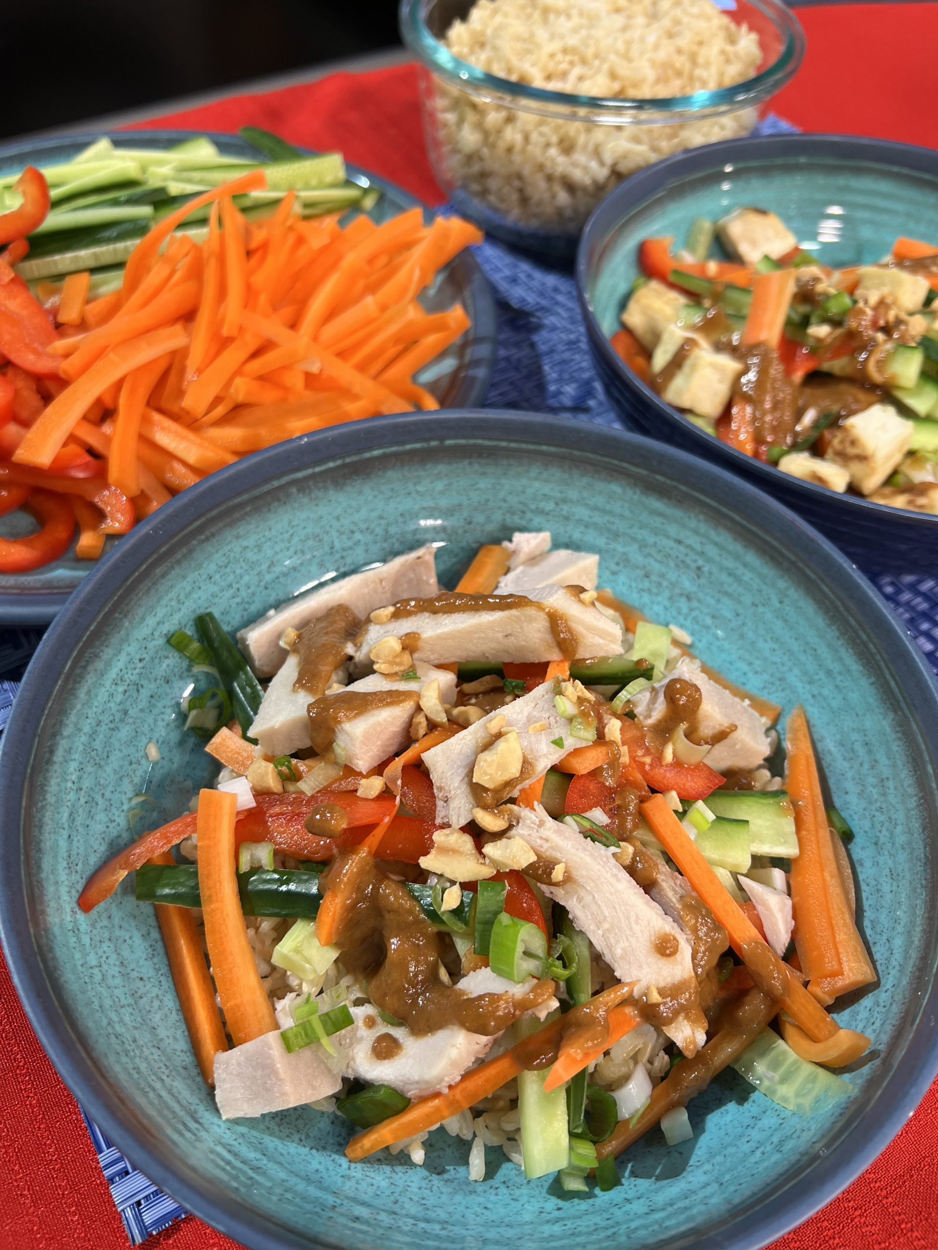 vegetarian power bowl ideas plant-based and meat-based