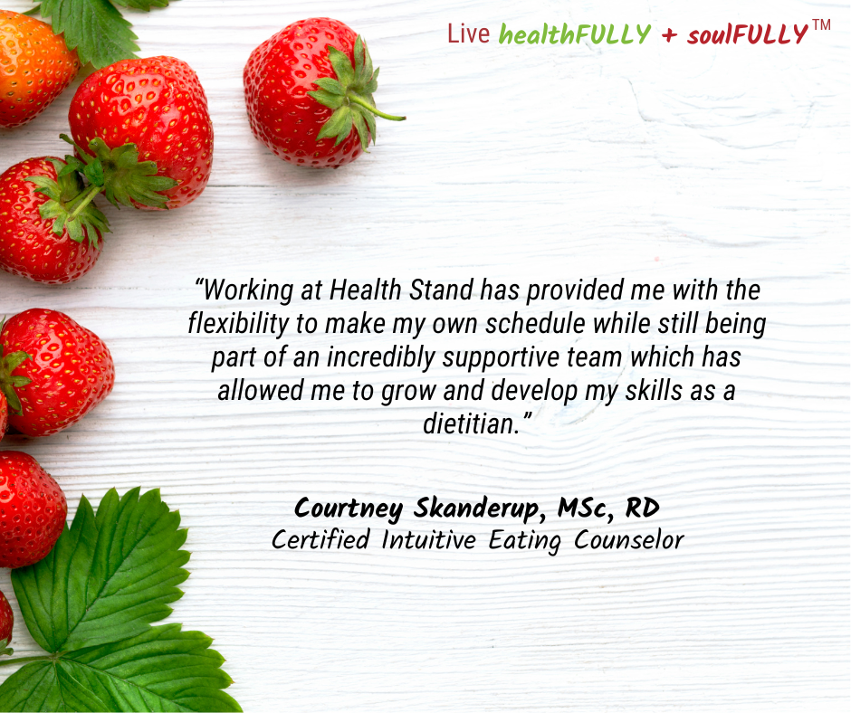 Dietitian Jobs Testimonial from Dietitian Courtney Skanderup