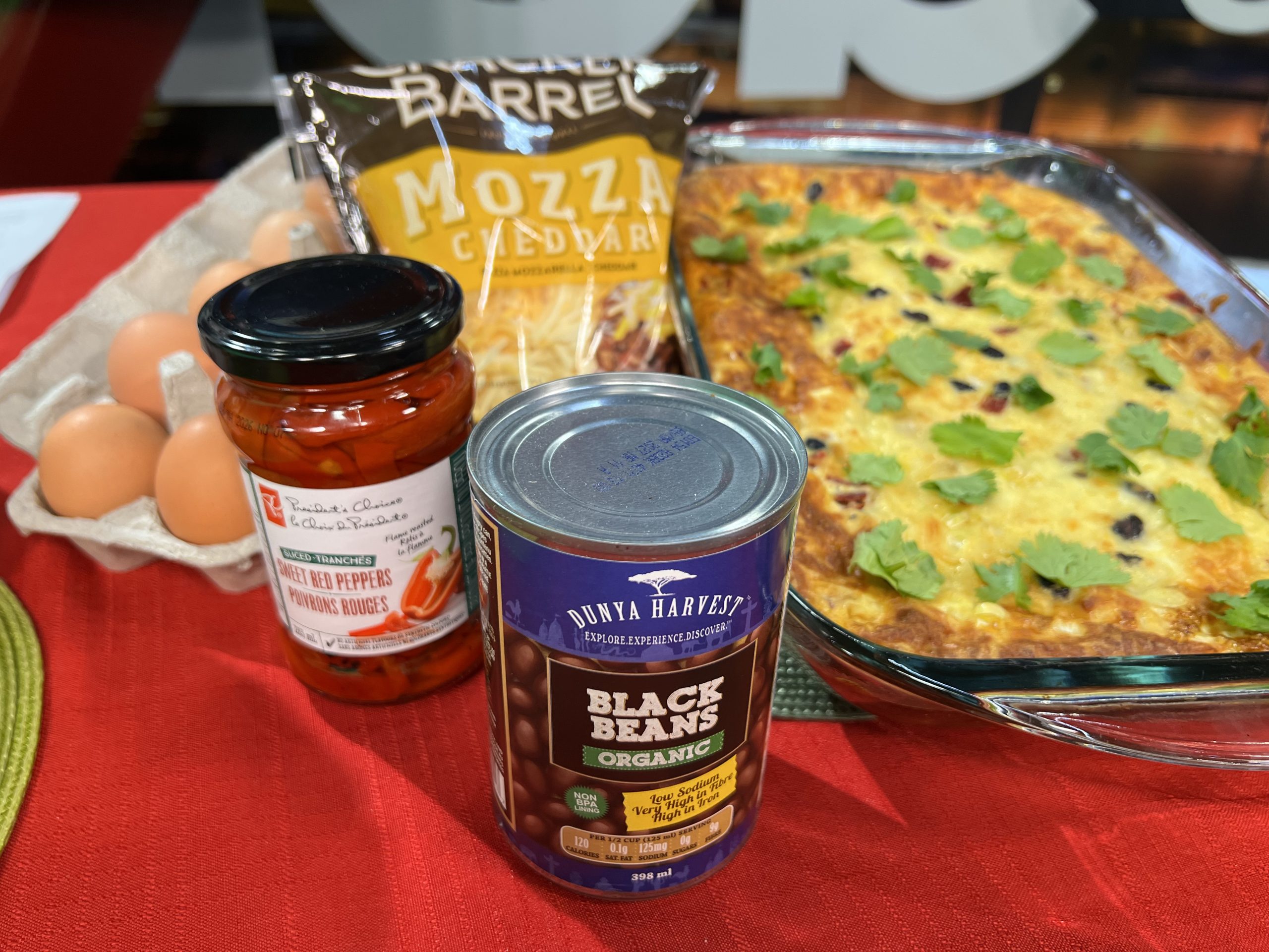 Make Ahead Black Bean Hashbrown Breakfast Casserole Recipe