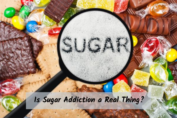 Can-you-become-addicted-to-sugar foods with sugar such as chocolate and candies and words that say "is sugar addiction a real thing?"