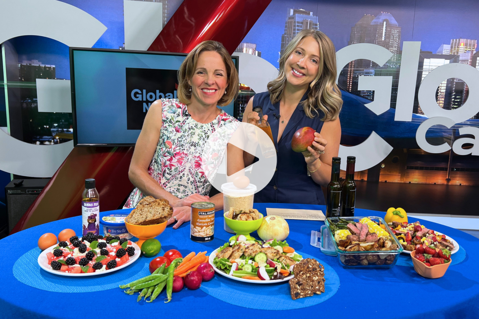Dietitian Andrea Holwegner Youtube dietitian andrea holwegner with tiffany on global news calgary with a play icon