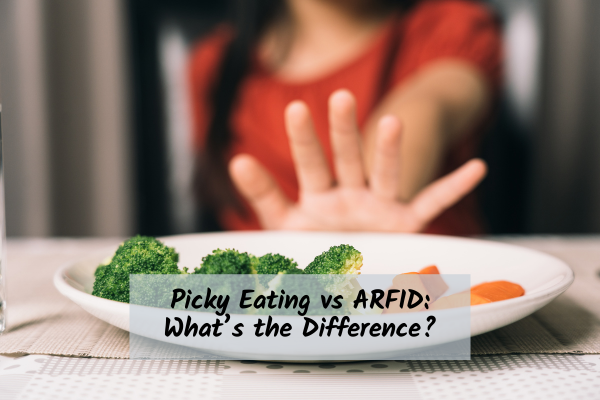 picky_eating_vs_arfid_difference woman eating a fast food burger learning the importance of chewing for digestive health