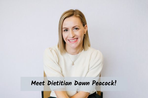 Meet-RD-Dawn-Peacock a headshot of Dietitian Dawn Peacock